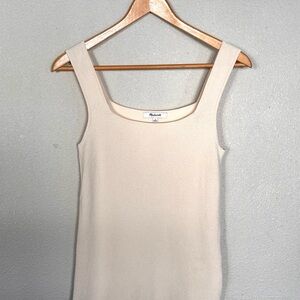Madewell Cream Tank Top